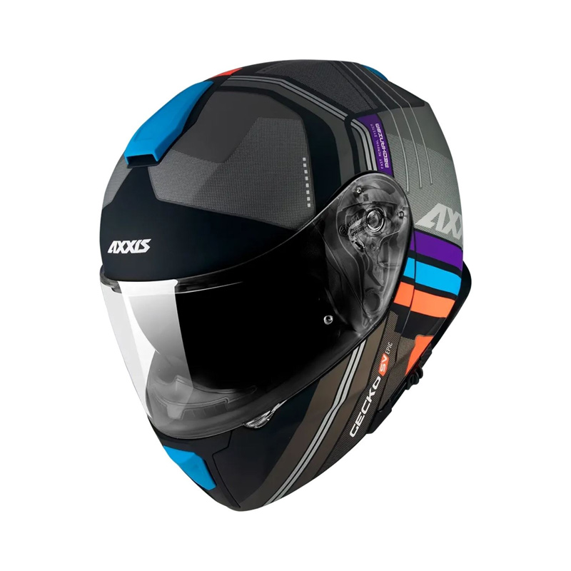 Capacete Axxis Gecko SV Epic B1 - Preto Fosco - Webtrilhas
