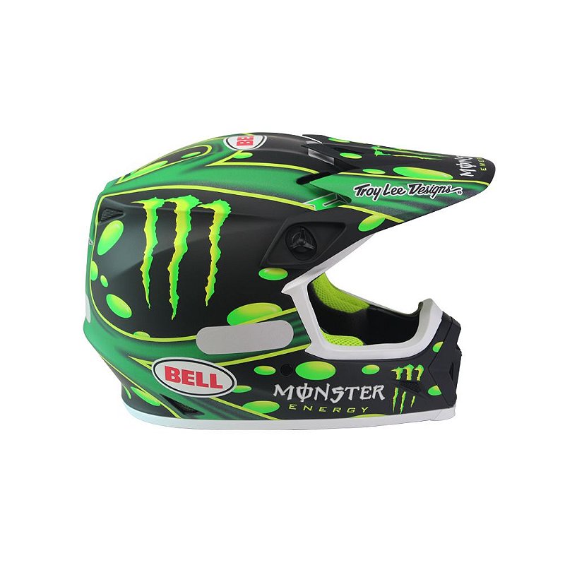 Capacete BELL MX-9 MIPS Showtime Matte Black/Green - Webtrilhas