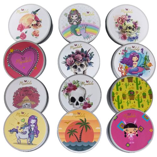 Esponja para Limpeza de Pincéis Mandala FP-074 - Pcte c/ 12 unid no Atacado para Revenda