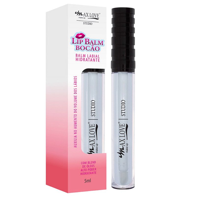 Lip Balm Bocão Max Love Distribuidora de Maquiagem Virtual Make