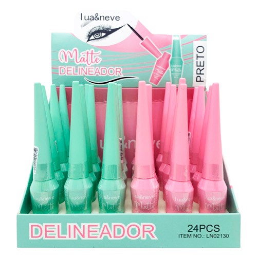 Delineador Líquido Matte Preto Lua Neve Maquiar Virtual
