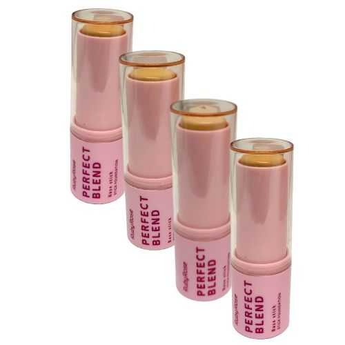 Base Stick Perfect Blend G1 Ruby Rose HB-M300 - Kit c/ 04 unid no Atacado para Revenda