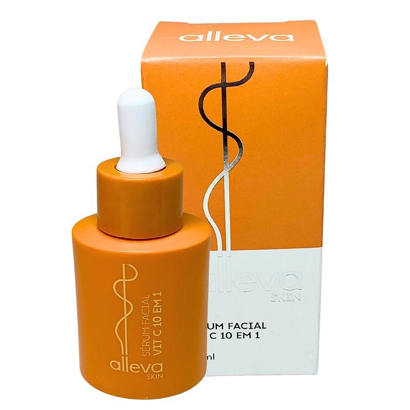 Sérum Facial Vitamina C 10 Em 1 Alleva Al7002 para Estoque Rápido