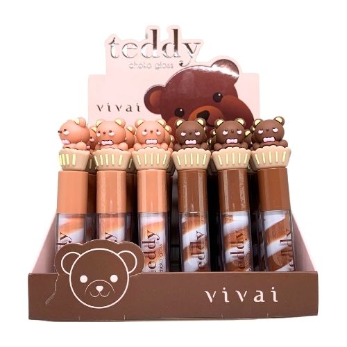 Lip Gloss Choco Teddy Vivai 3271.1.1 no Atacado para Revenda