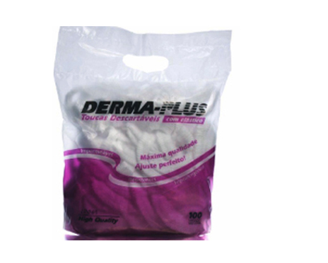 TOUCA SANFONADA BRANCA DERMA PLUS