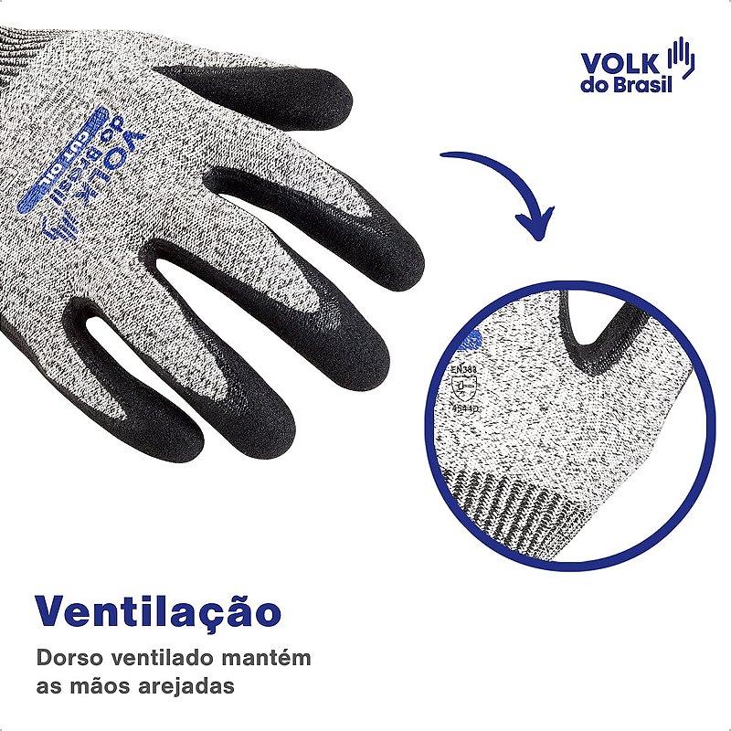 LUVA CUT OIL VOLK CA36606