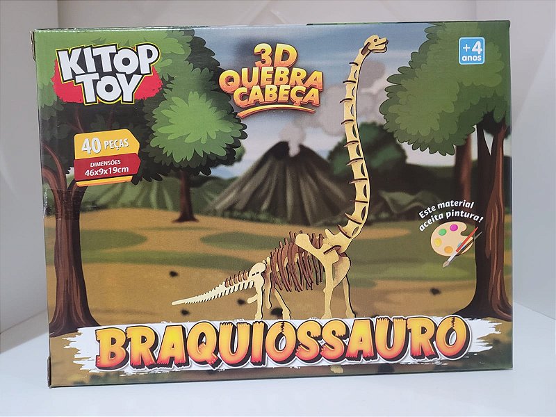 QUEBRA-CABEÇA-3D-DINOSSAURO-BRAQUIOSSAURO