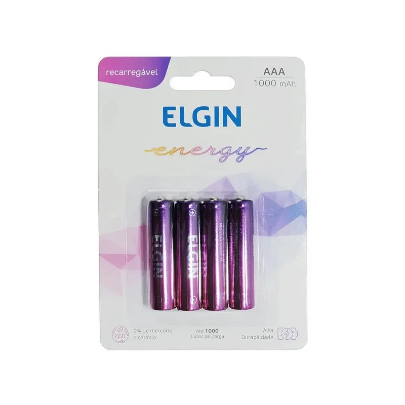 Pilhas Recarregáveis AAA - Conheça as Pilhas AAA da Elgin