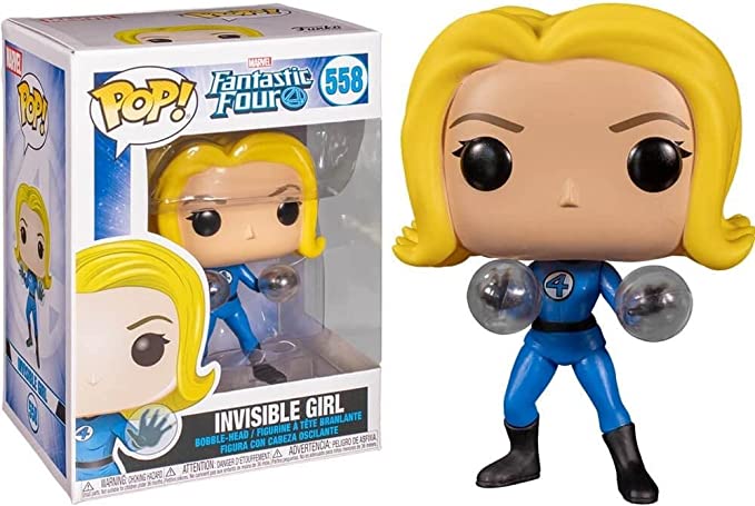 Funko Pop! Fantastic Four: Invisible Girl ( Sue Storm ) - Quarteto Fantástico - #558