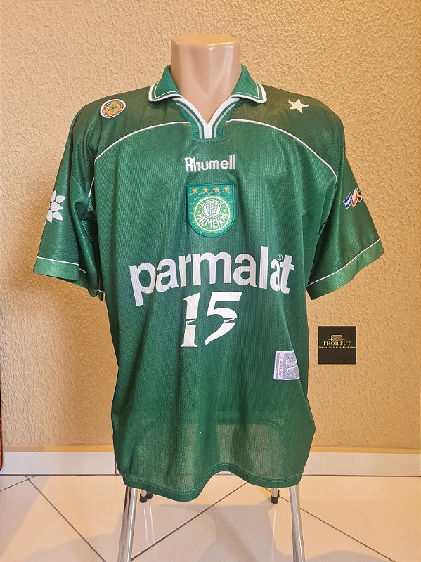 Camisa Palmeiras original de jogo 1999 #15 - Thor Fut