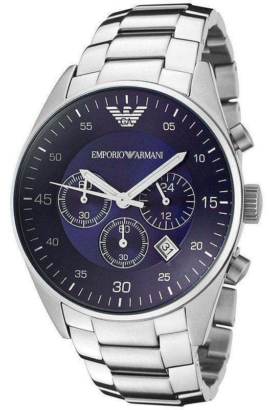 RELOGIO EMPORIO ARMANI MASCULINO CRONOGRAFO AR 0585 A Joia As Melhores Opcoes de Presentes