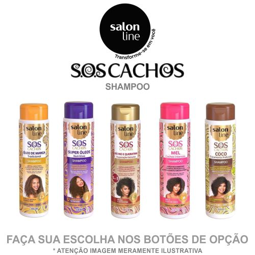 Shampoo Sos Cachos Salon Line 300ml Total Farma