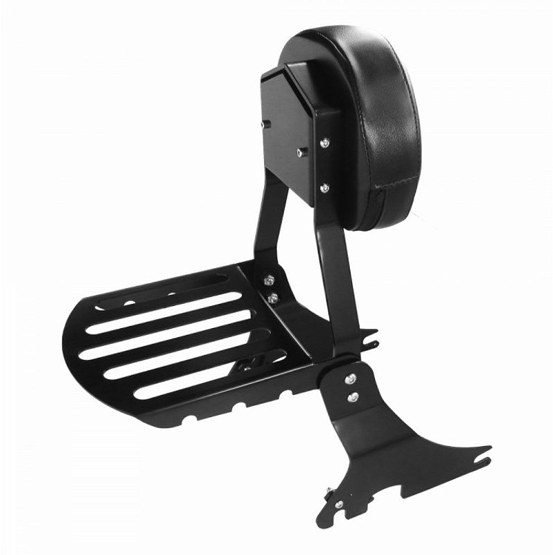 Sissy bar Roadster 1721 Preto MSCUSTOM GARAGEM