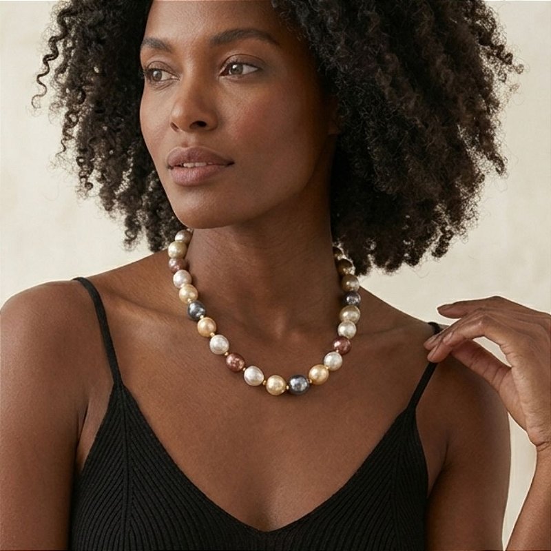 Colar de Pérolas Shell – Elegância, Sofisticação e Estilo Atemporal ...