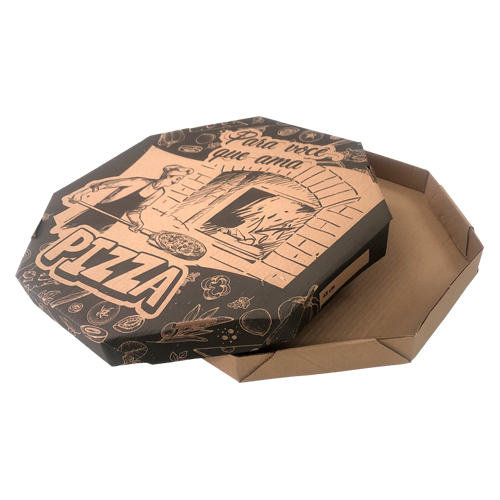 Caixa Parda para Pizza 45cm Pacote com 25 Unidades - Nilforty Distribuidora