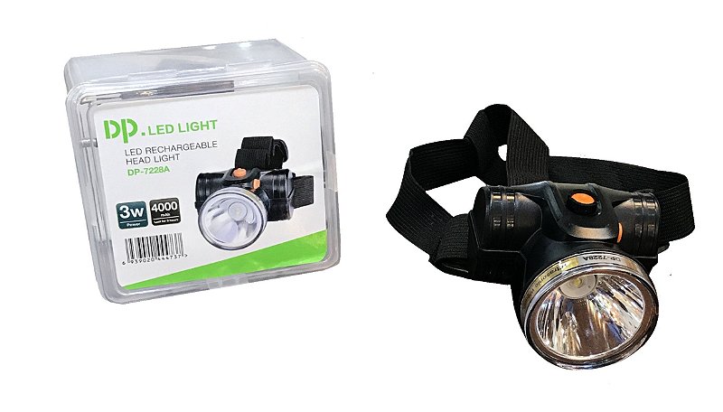 LANTERNA DE CABEÇA SUPER DP-7228A - Guaxucabos