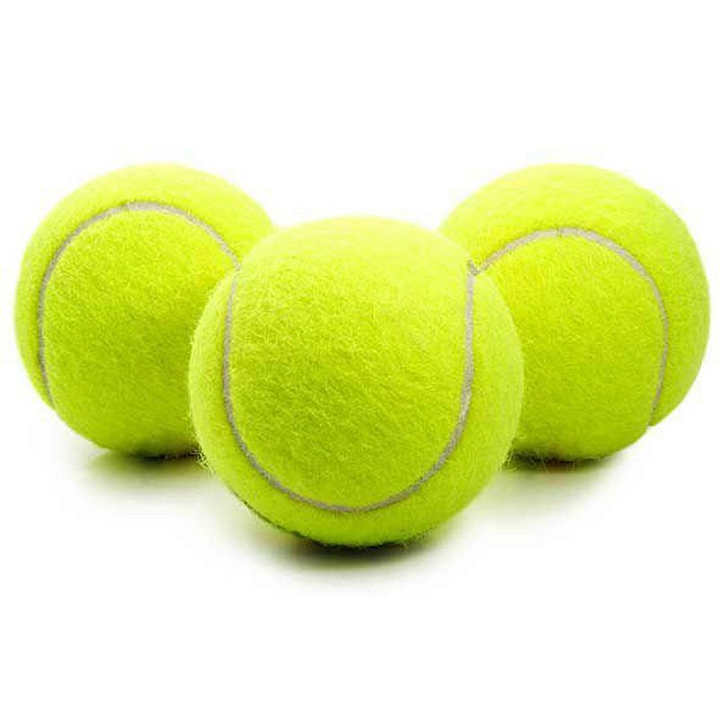 BOLA DE TENIS COM 3 UNIDADES VERDES MULTIUSO BARATAS E BOAS - Enoteq