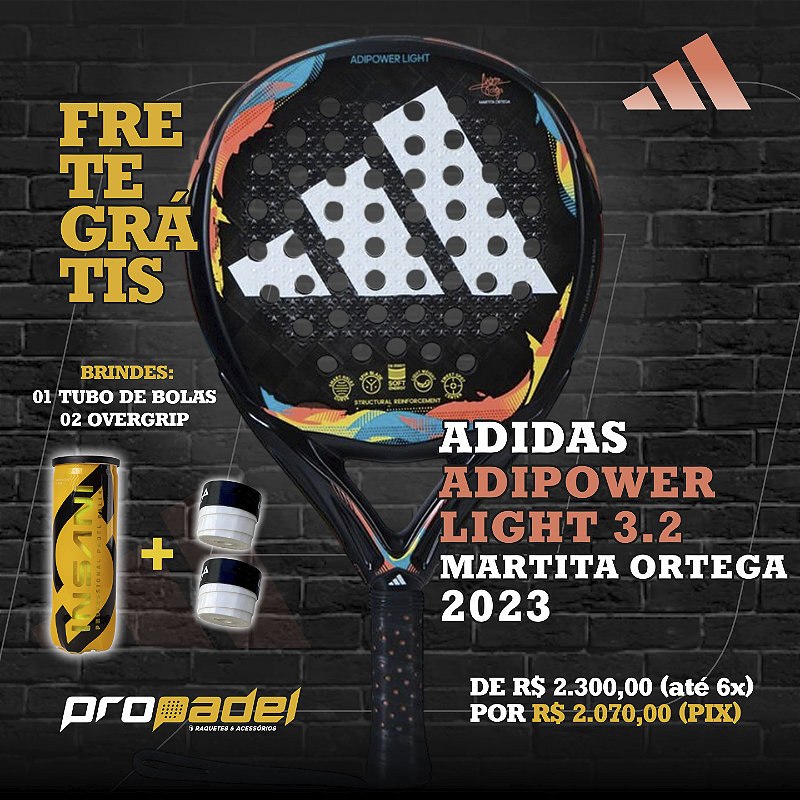 adipower, adidas, raquete, ortega, martita, world padel tour