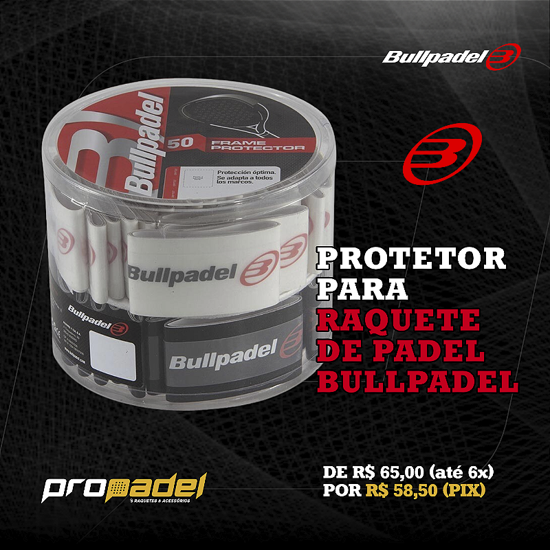 PROTETOR PARA RAQUETE DE PADEL BULLPADEL Loja Propadel