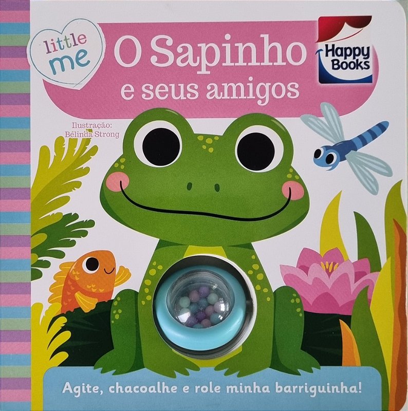 O Sapinho E Seus Amigos Livro Com Chocalho Miniteca Livraria Infantil 5797