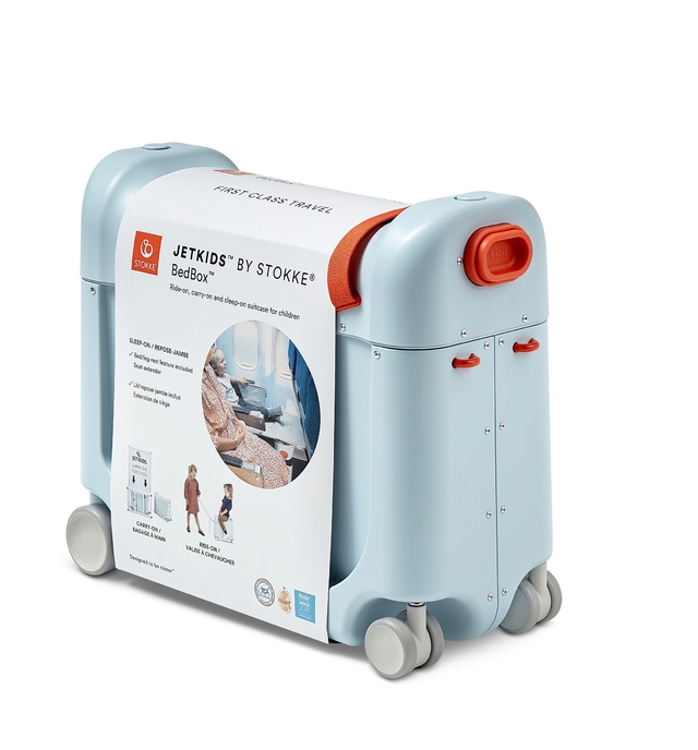 Mala Viagem Jet Kids Bedbox Blue - Stokke - Baby Buys Brasil Mala Viagem Jet Kids Bedbox Blue - Stokke - Baby Buys Brasil