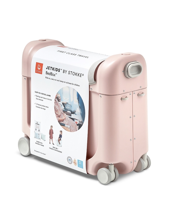 Mala Viagem Jet Kids Bedbox Pink - Stokke - Baby Buys Brasil