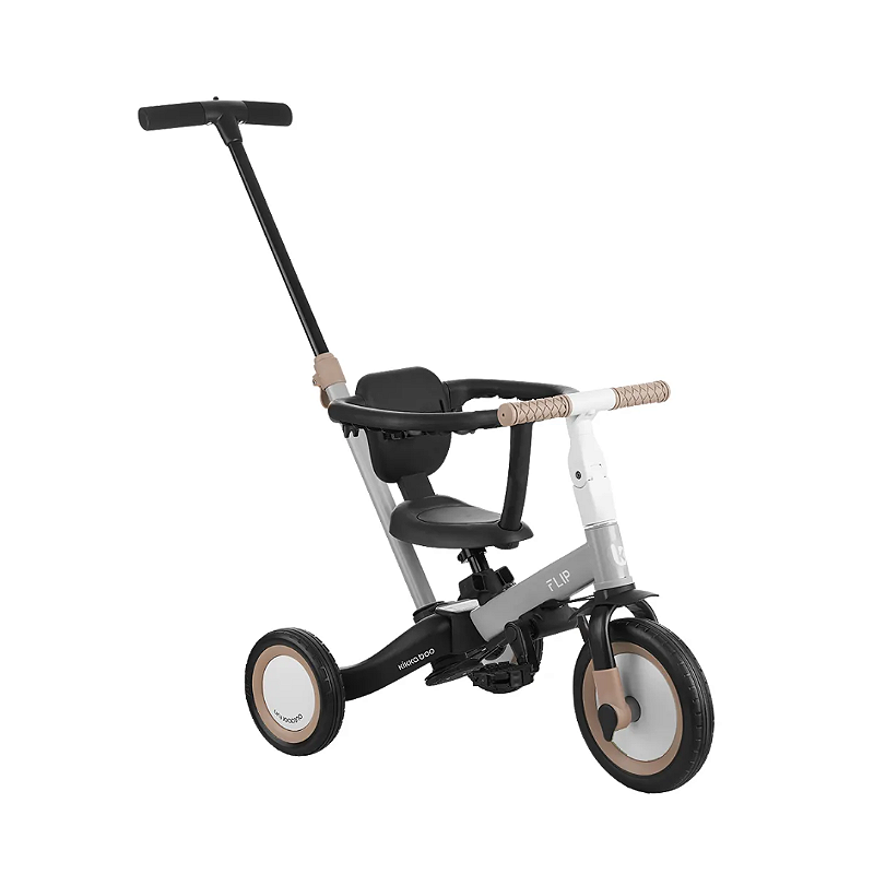 Triciclo Flip 5 em 1 Cinza - Kikkaboo - Baby Buys Brasil