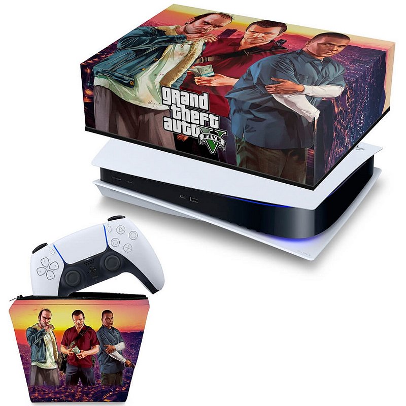 Capa PS4 Controle Case - Gta V - Pop Arte Skins