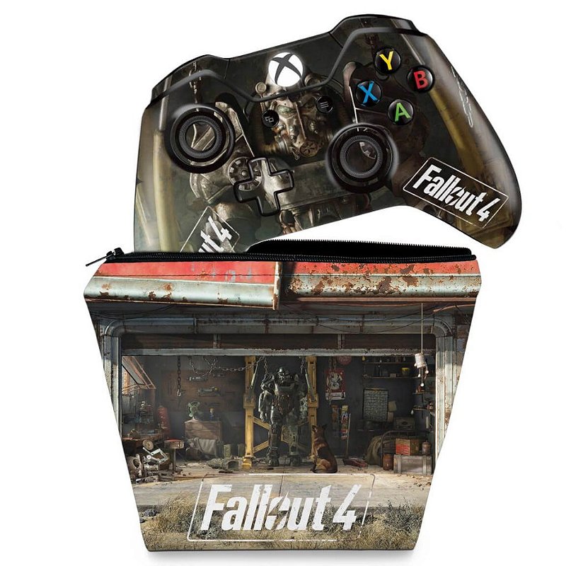 KIT Capa Case e Skin Xbox One Fat Controle - Fallout 4 - Pop Arte Skins  Atacado