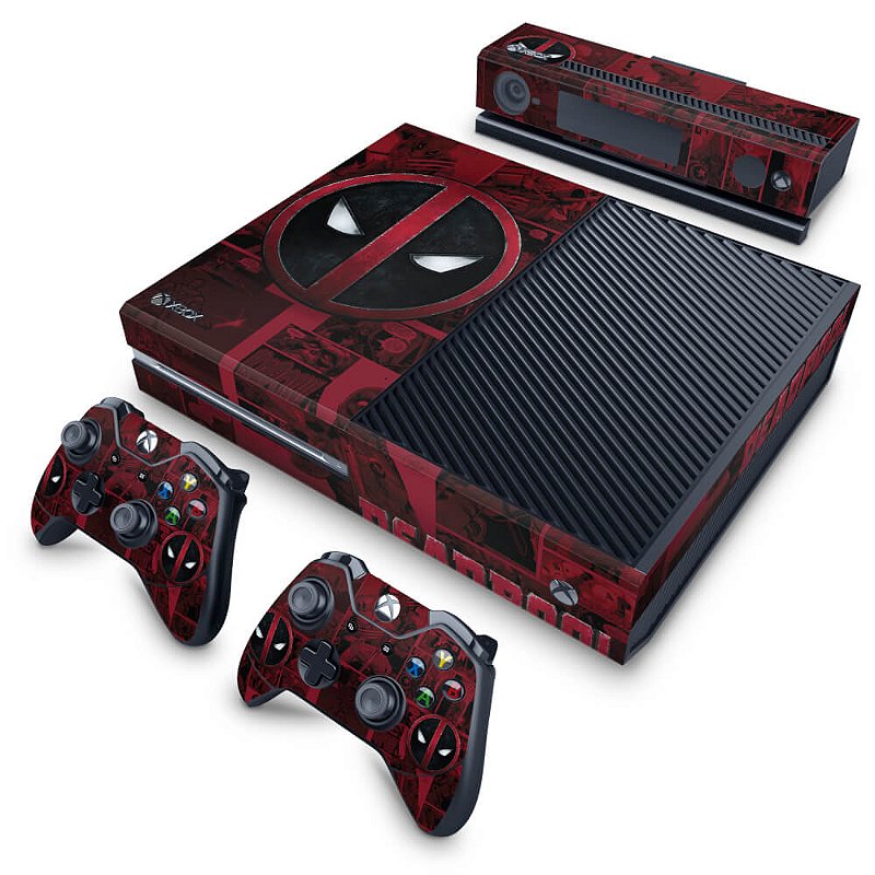 Xbox One Fat Skin Deadpool Comics Pop Arte Skins Atacado