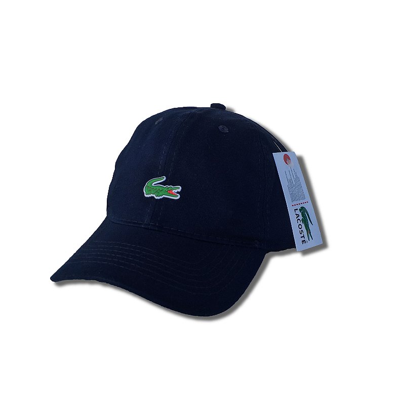 Bone Lacoste Small Croc Azul Marinho The One Grifes Bone Lacoste Small Croc Azul Marinho The One Grifes