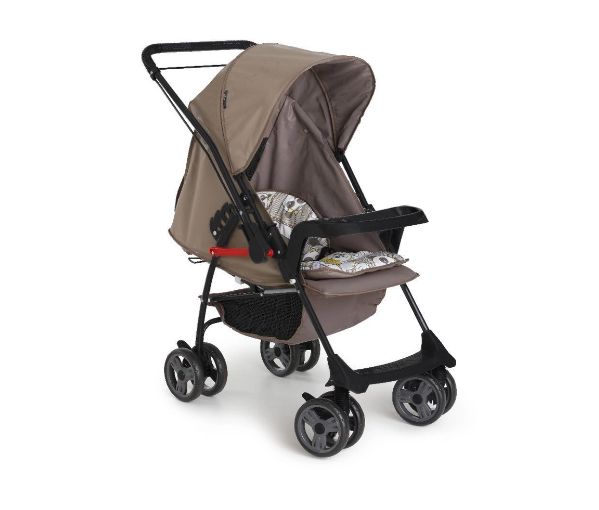 Carrinho De Bebe Milano Reversivel Ii Preto Panda Galzerano Planet Baby