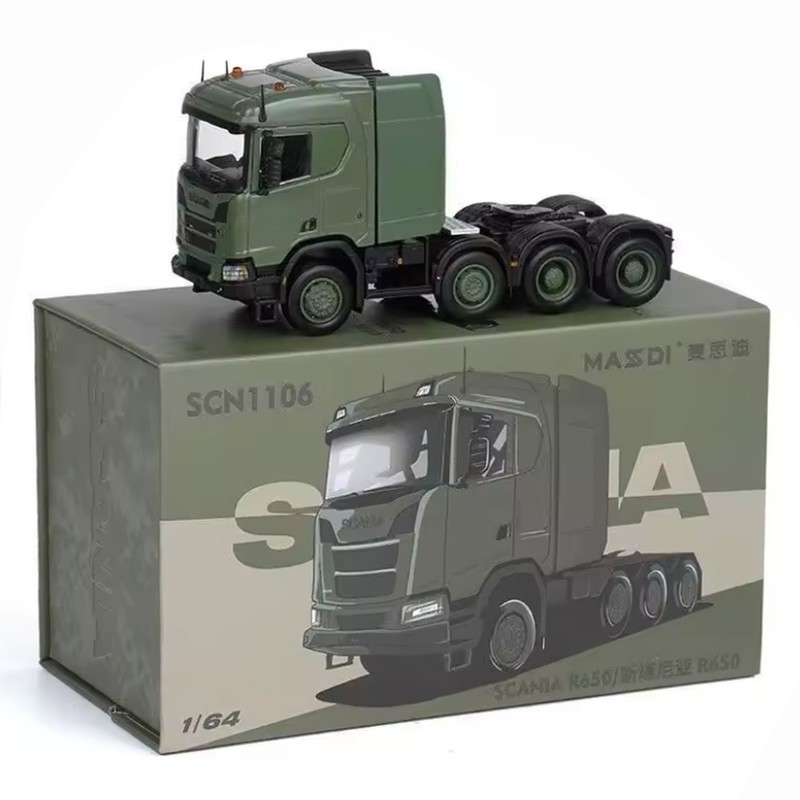 Miniatura Caminhão Trator Scania V8 R650 Militar Masdi Diecast 1