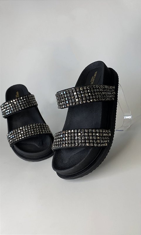 Birken Bonnie Tiras de Brilho Preta