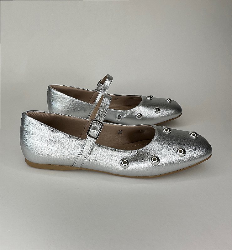 Sapatilha Malu prata