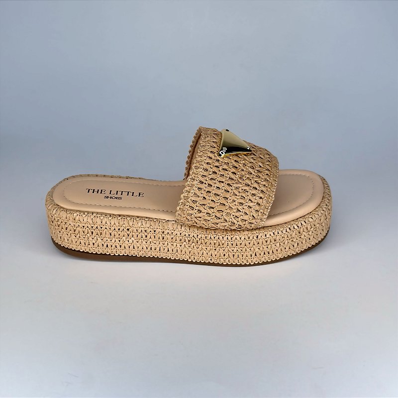 PRÉ VENDA- Flatform Amalfi de Palha Natural