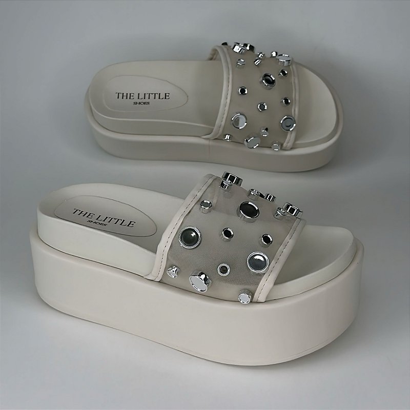 Morgana - Tamanco Flatform Feminina Off White