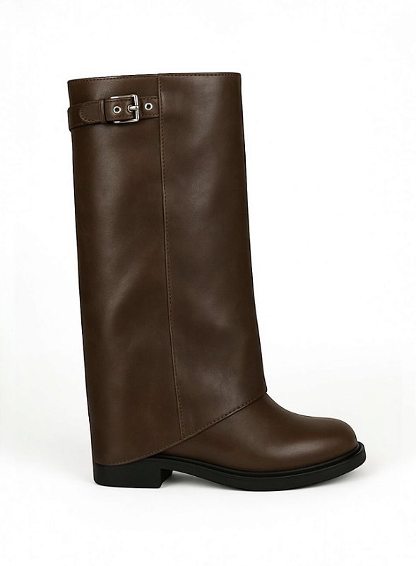 Florence – Bota de Cano Longo com Capa Removível Marrom