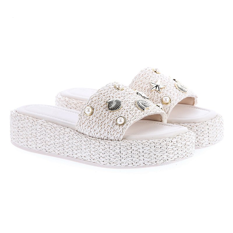PRÉ VENDA - Capri Flatform Off White