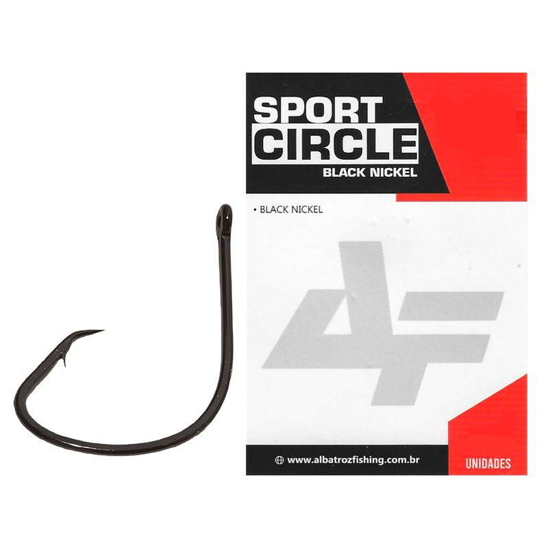 アルル Anzol de Pesca Circle Hook Albatroz Black Nickel | Snook Shop