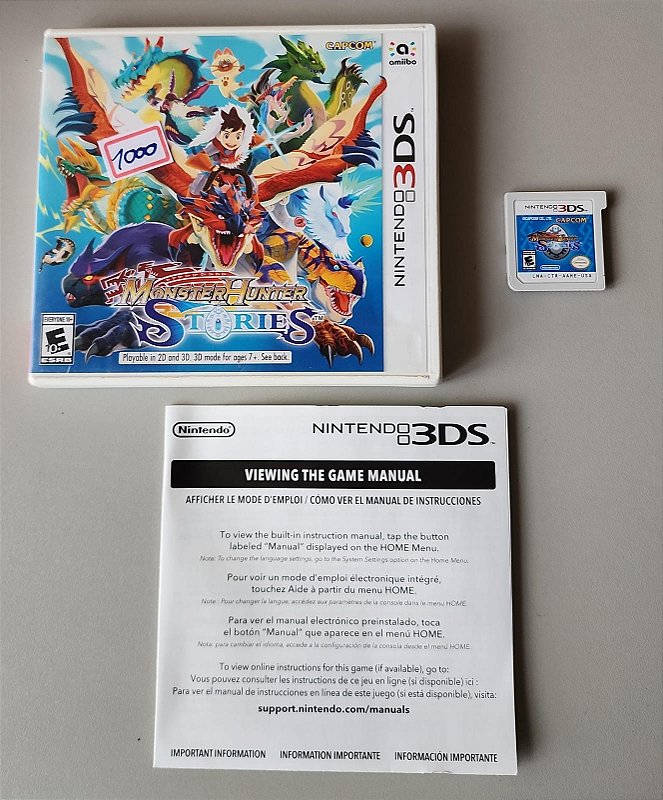 Monster Hunter Stories - Nintendo 3DS ( USADO ) - Rodrigo Games