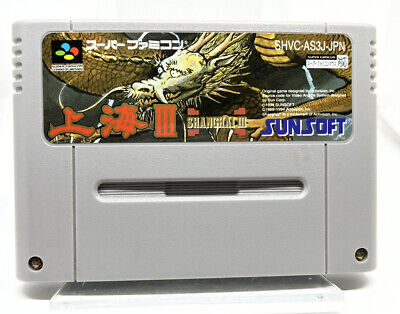 SHANGHAI III 3 - Famicom Super Nintendo - JP Original ( USADO ...