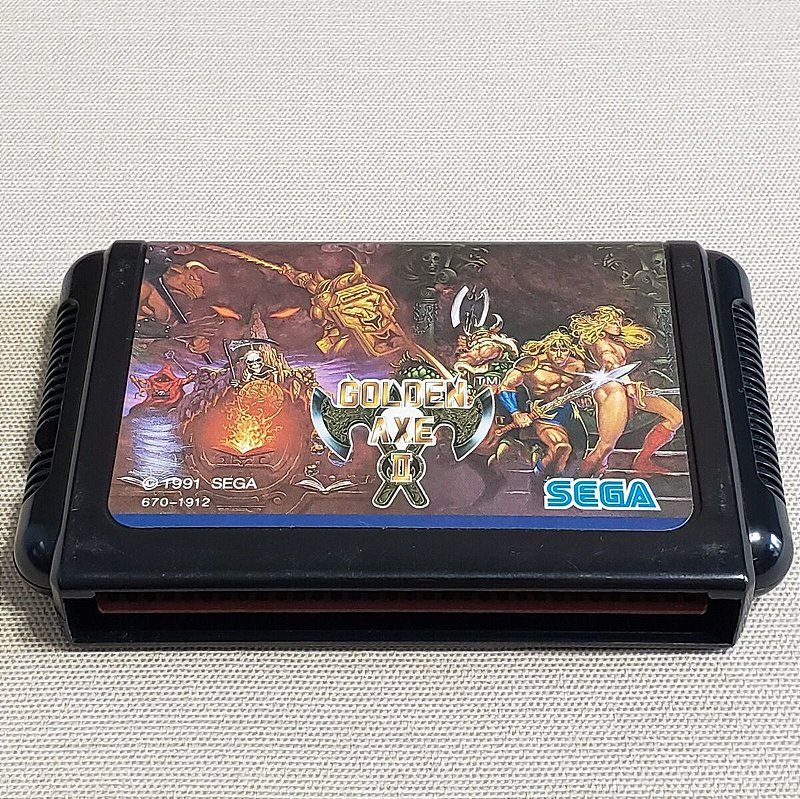Golden Axe 2 II Mega Drive PAL Box Art Insert Cover Only – Brand New - View #2