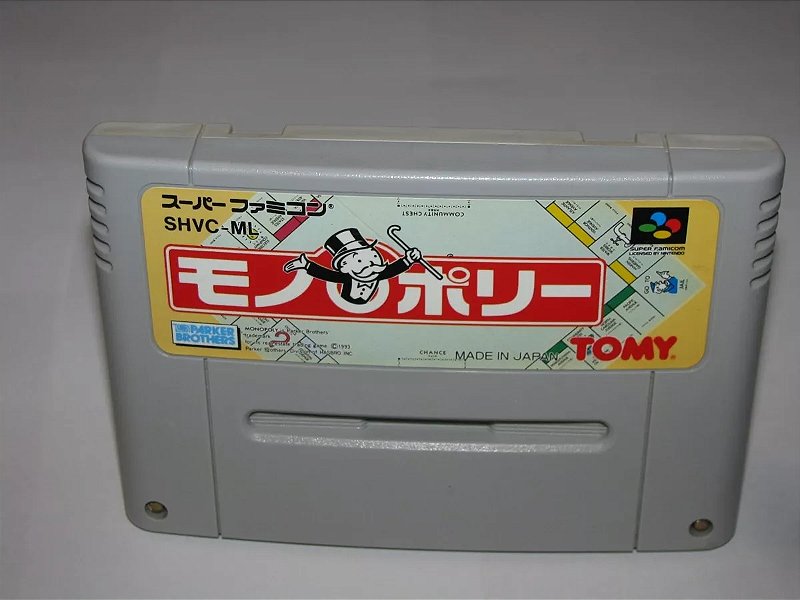 Monopoly - Famicom Super Nintendo - JP Original ( USADO ) - Rodrigo Games