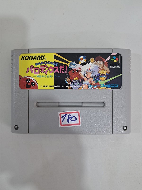 Parodius - Famicom Super Nintendo - JP Original ( USADO ) - Rodrigo Games