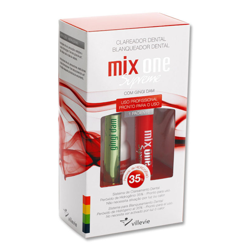 Clareador Mix One Supreme - Villevie - Unidental Produtos