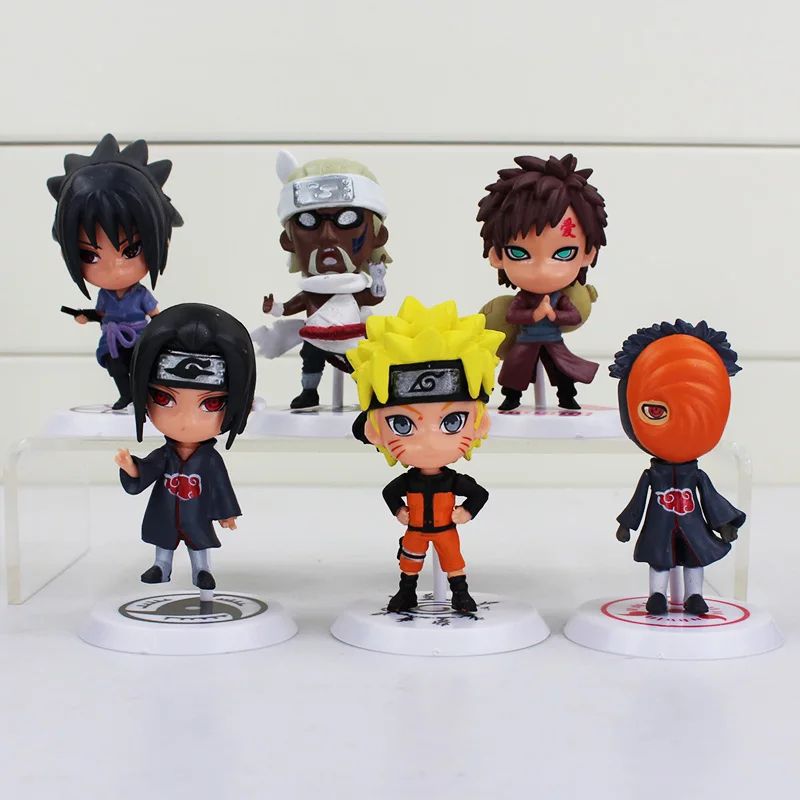 Bonecos Kit Com 6 Personagens Demon Slayer Kimetsu No Yaiba