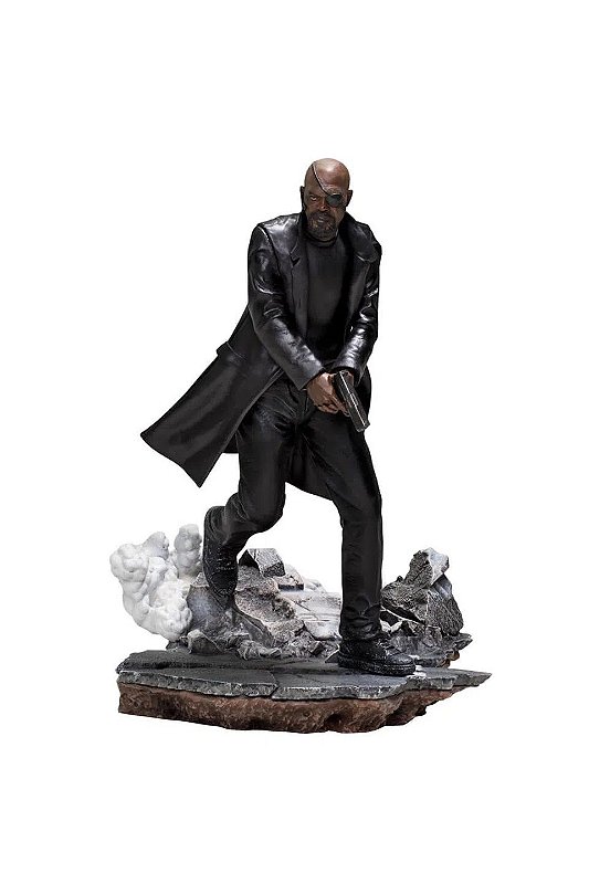 Estátua Nick Fury - Spider-Man: Far From Home - Bds Art Scale 1/10 - Iron Studios