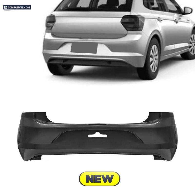 POLO1992 スペシャルセット Parachoque Polo 18/22 Traseiro Preto Liso - Saint Peças e