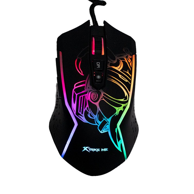 Mouse Gamer 8000 DPI RGB Xtrike Me - GM-327 Backlit Gaming Mouse
